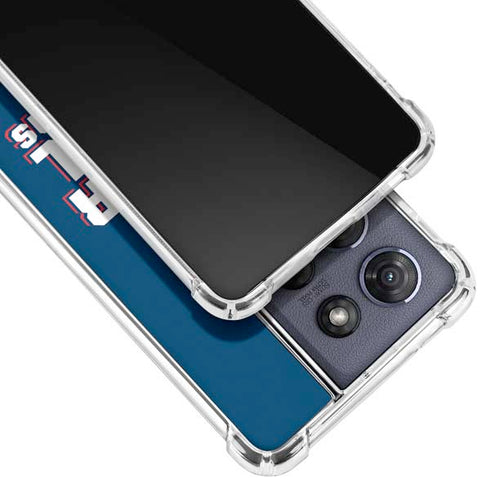 NFL Patriots Super Bowl LIII Champions Moto G Play 5G (2025) Clear Case